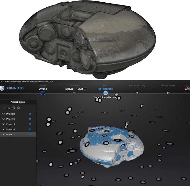 PargaDeco 3D Scanning dots,Scanning Markers,Tracking dots for 3D Scanning,High Reflective 3D Scanner dots,Diffuse Reflection Markers Easily Compatible with Einscan Creality Revopoint 3D Scanner (550) - Image 2